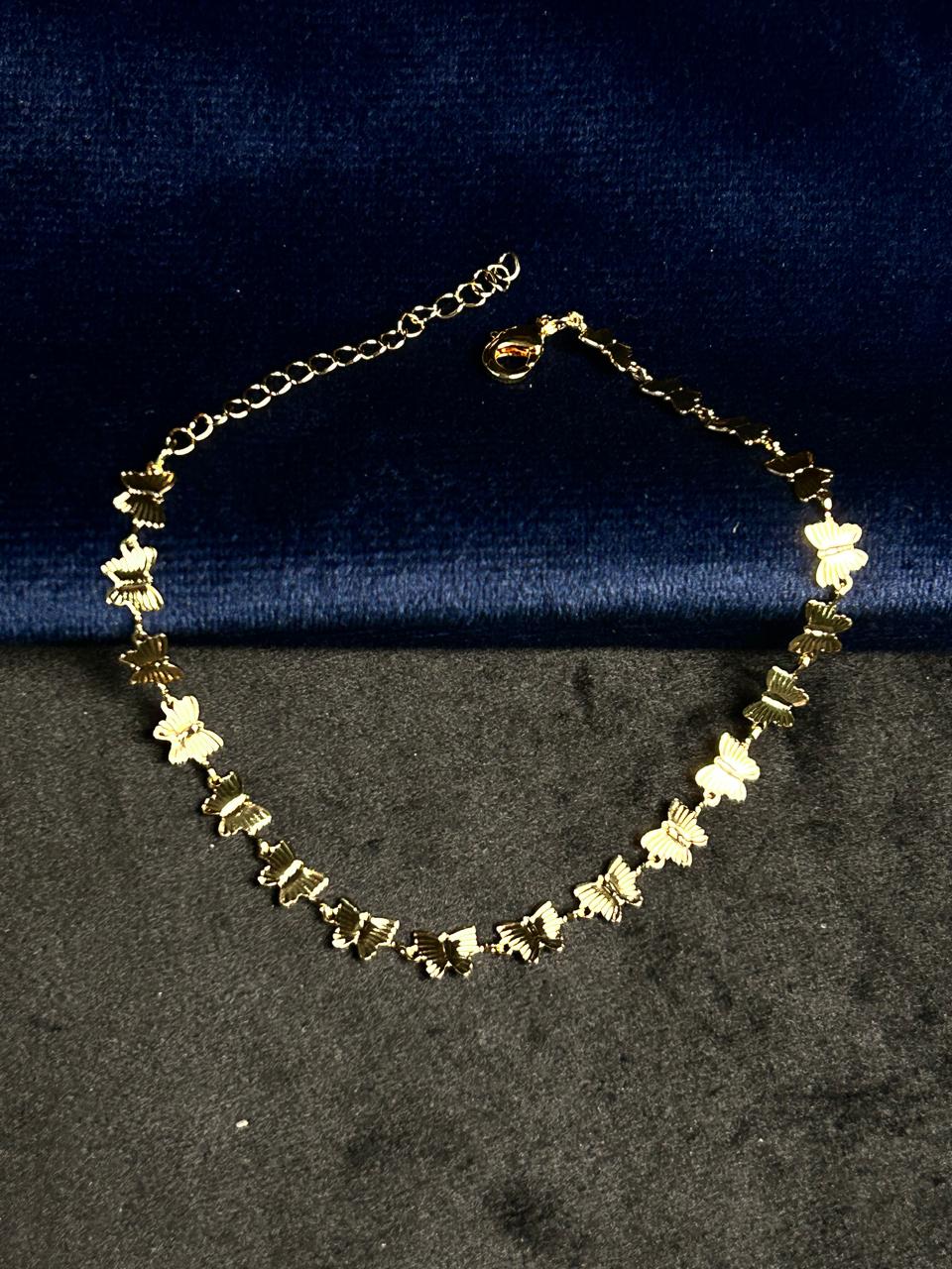 Butterfly Anklet- Pair