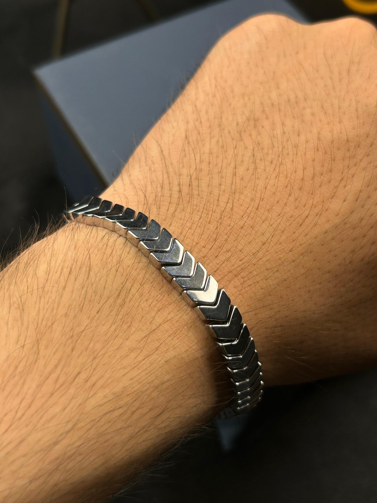 Chevron Luxe Bracelet