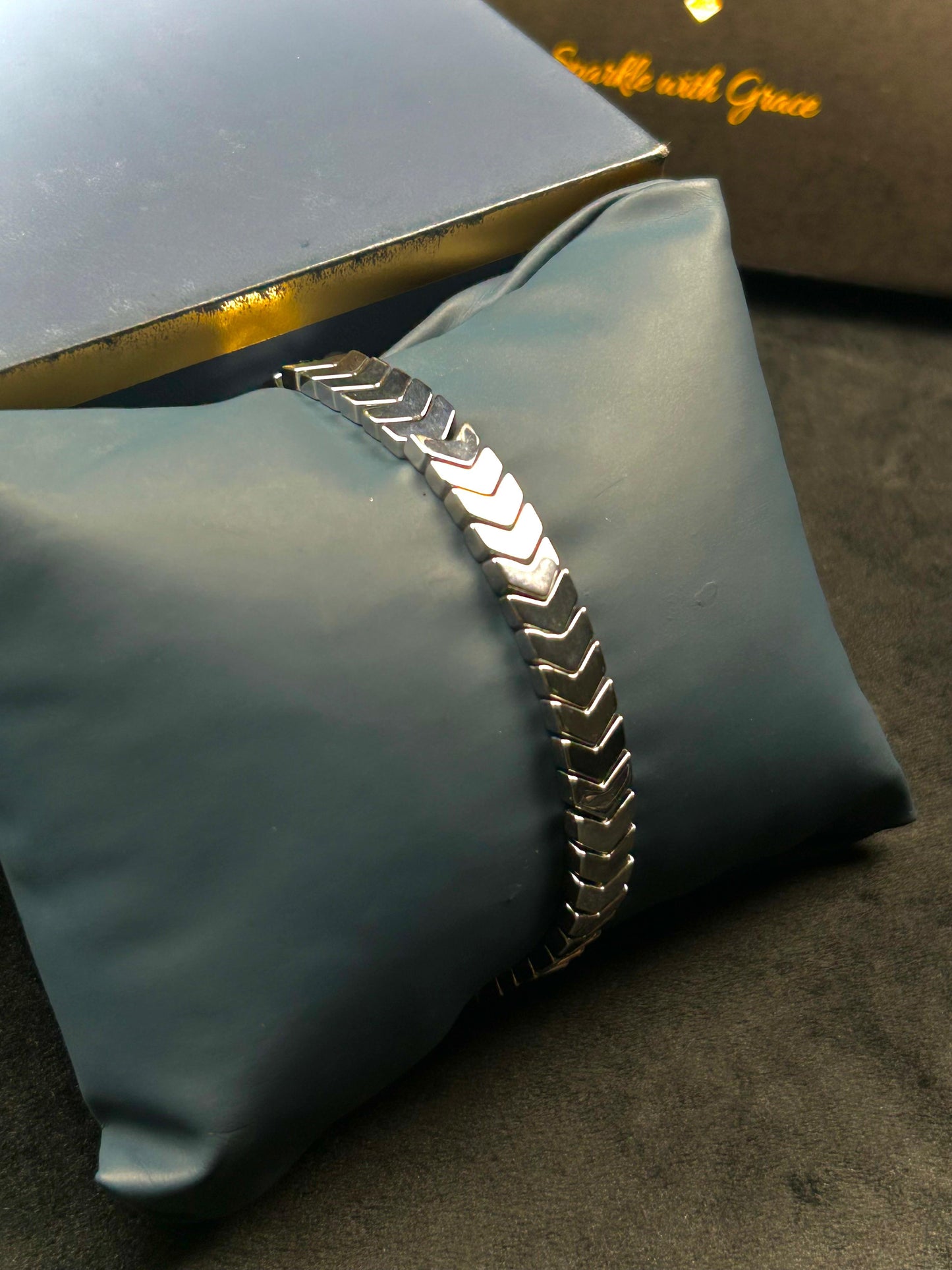 Chevron Luxe Bracelet