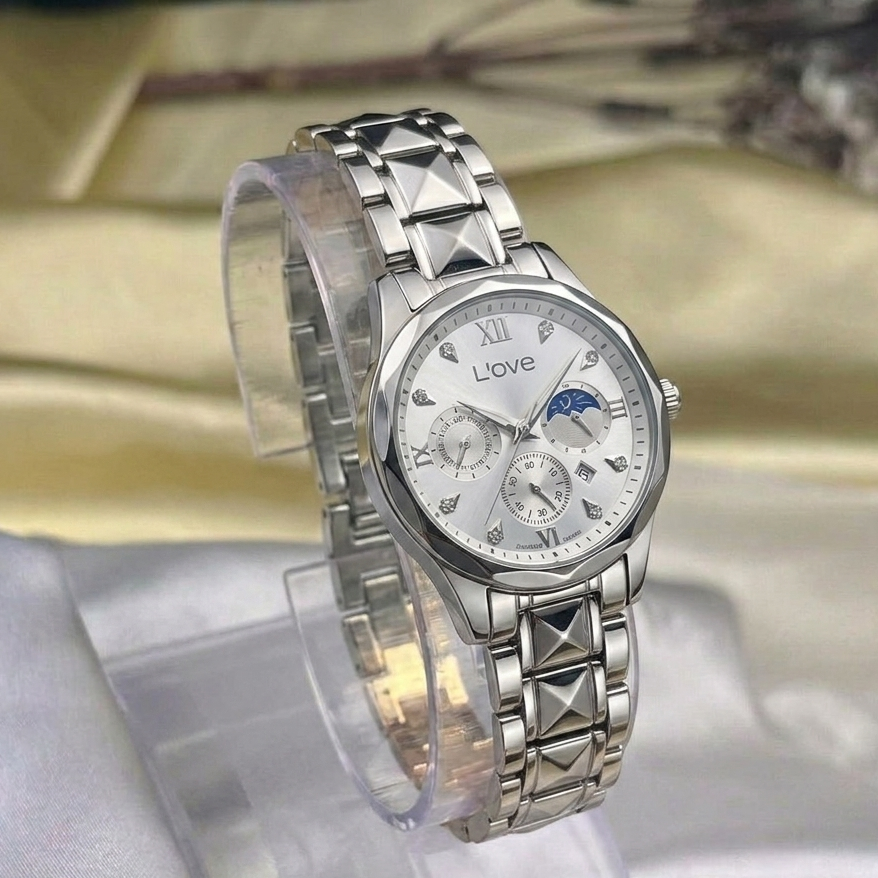 Classic WAVE Silver tone Male Watch