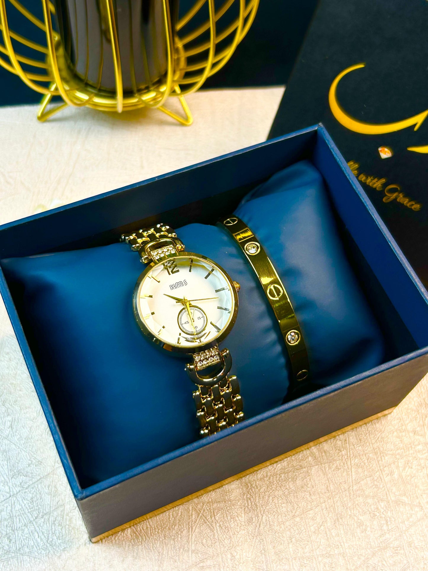 Lucent Watch with Cartier Barcelet