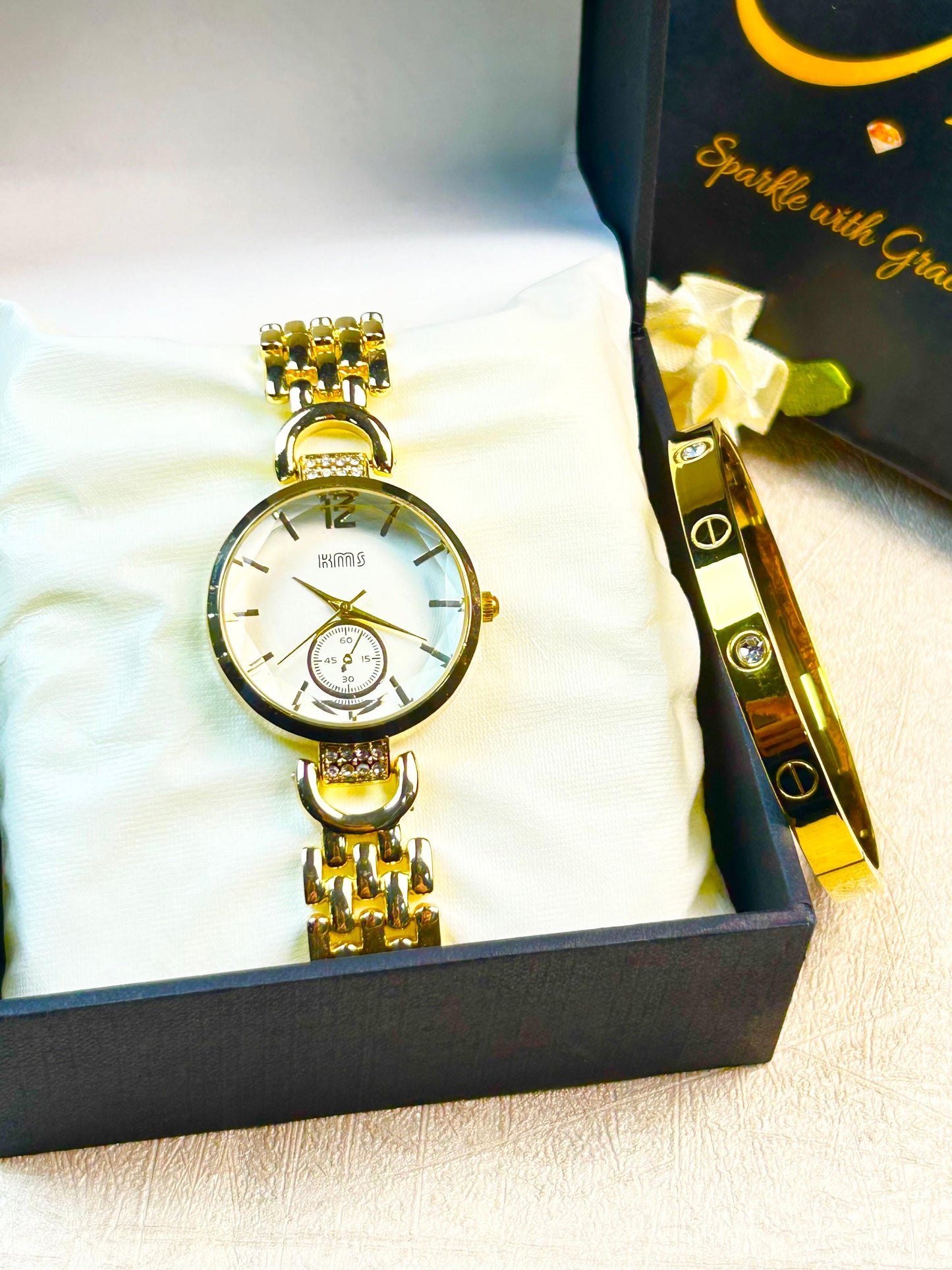 Lucent Watch with Cartier Barcelet