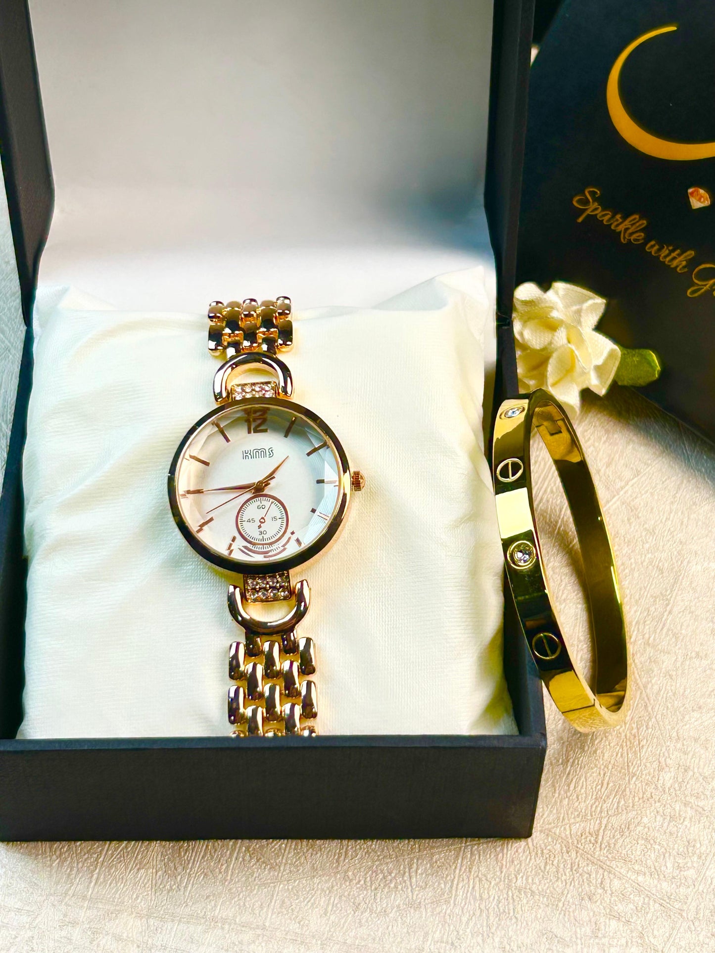 Lucent Watch with Cartier Barcelet