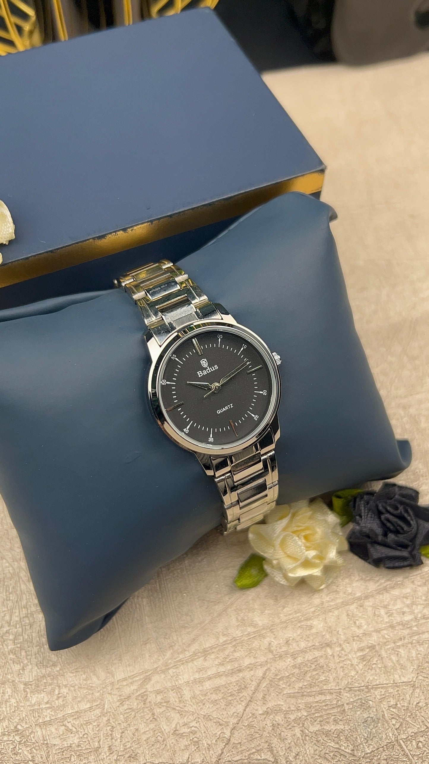 Regal Quartz- Black Dial