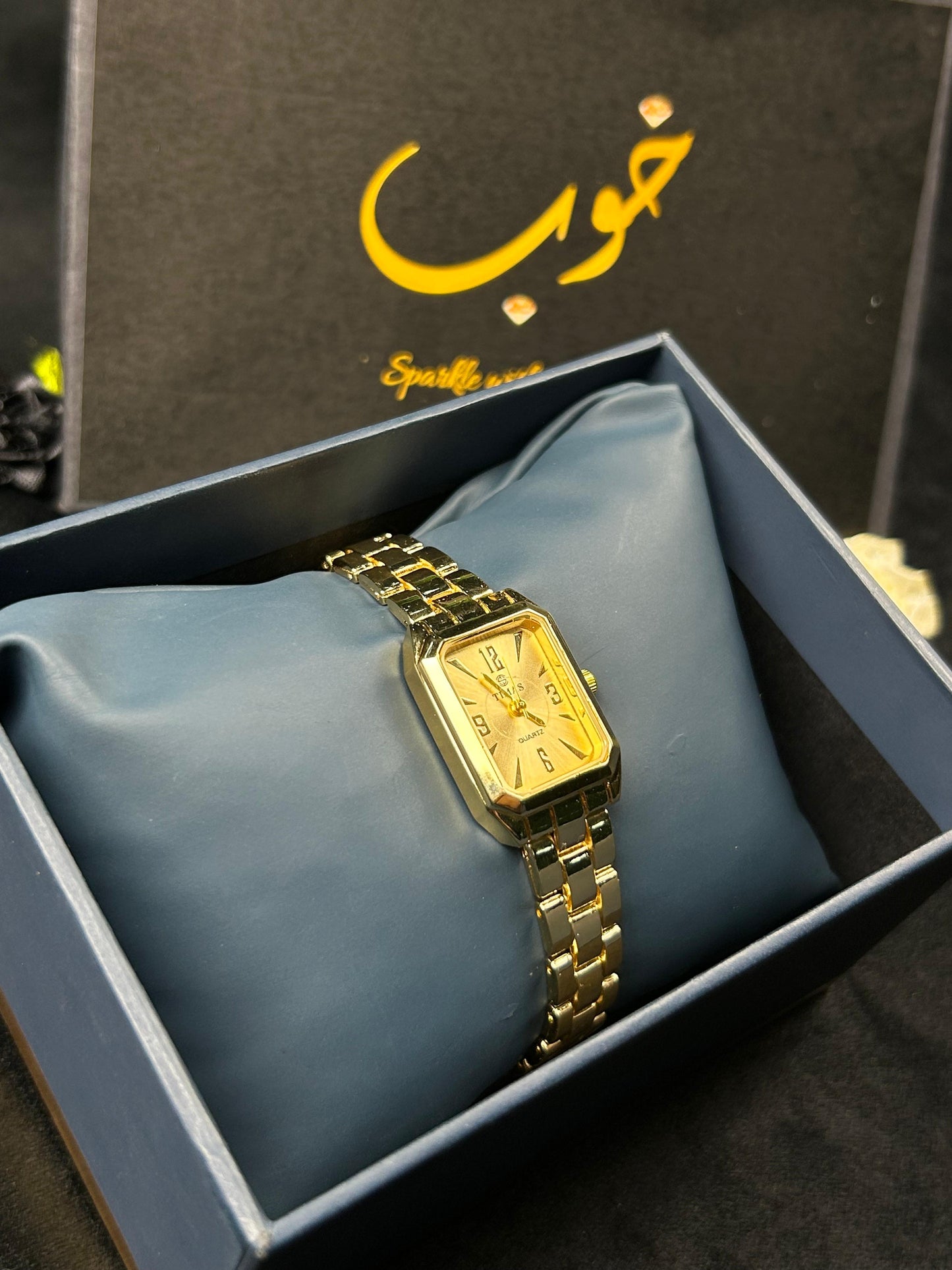 TIMAS Iconic Golden Watch