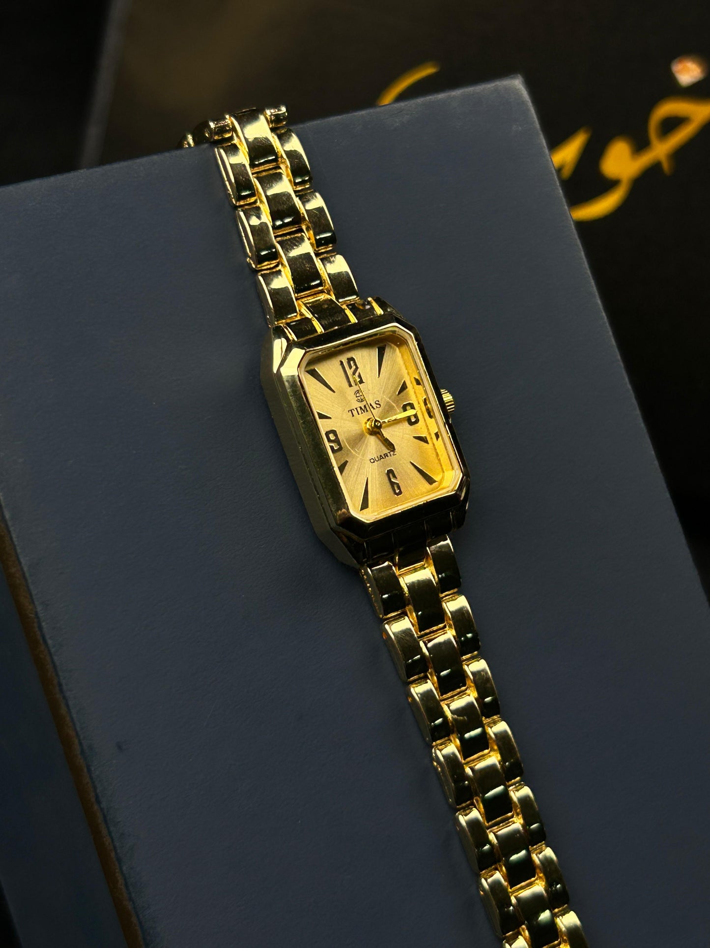 TIMAS Iconic Golden Watch