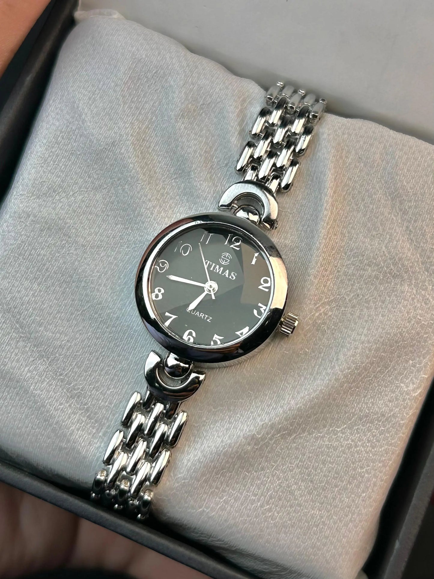 TIMAS Quartz Women Watch- Silver
