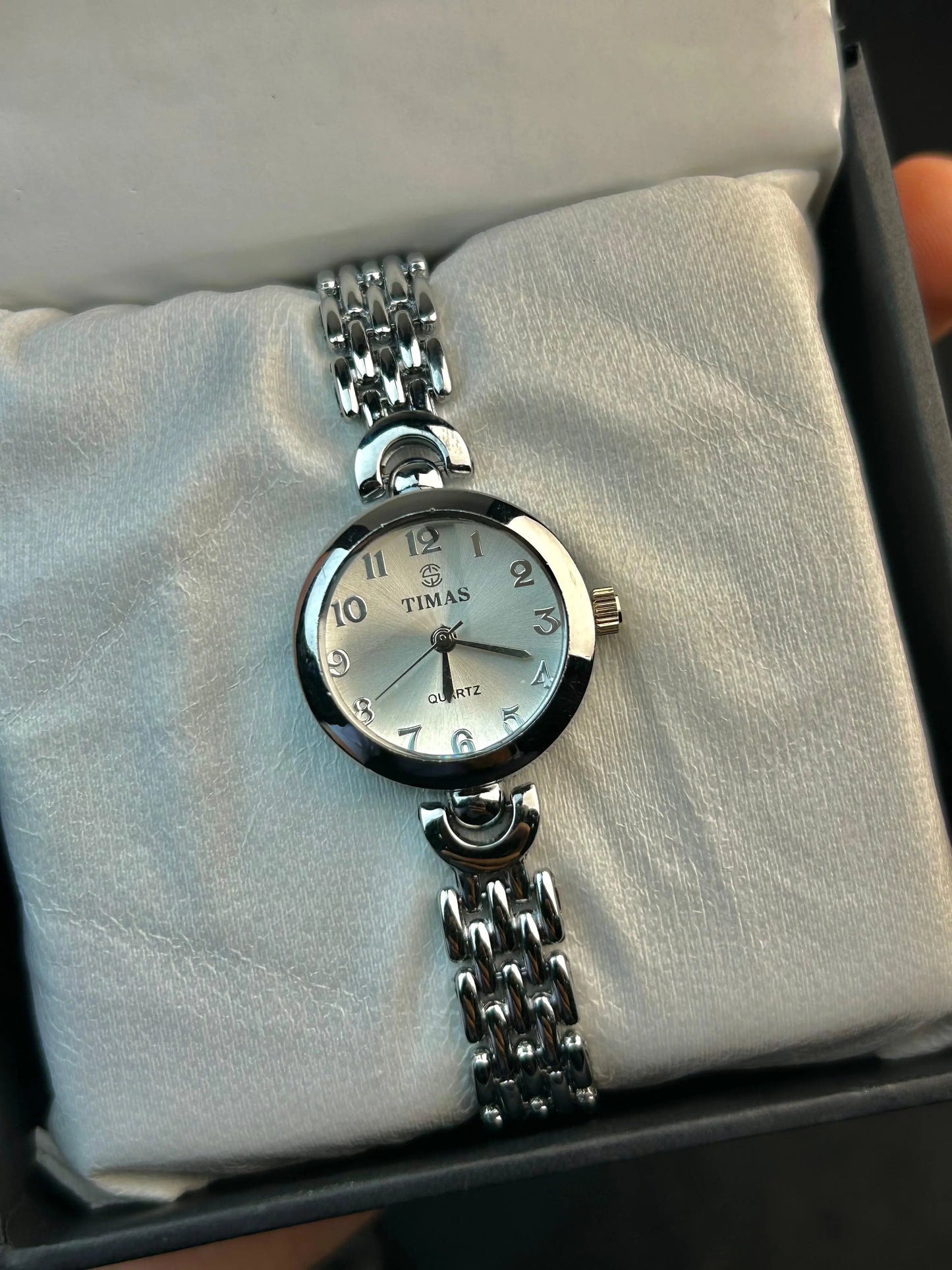 TIMAS Quartz Women Watch- Silver