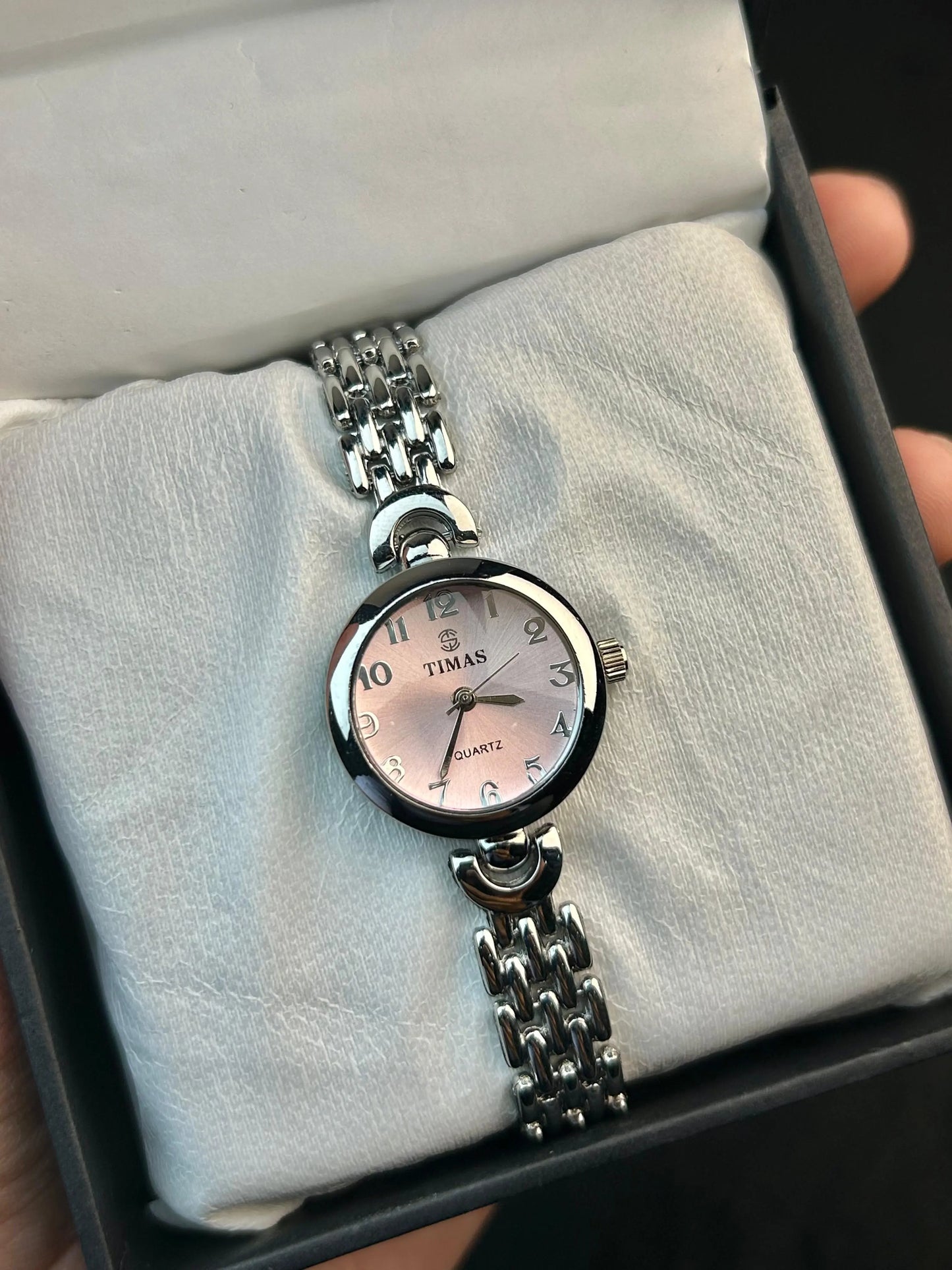 TIMAS Quartz Women Watch- Silver