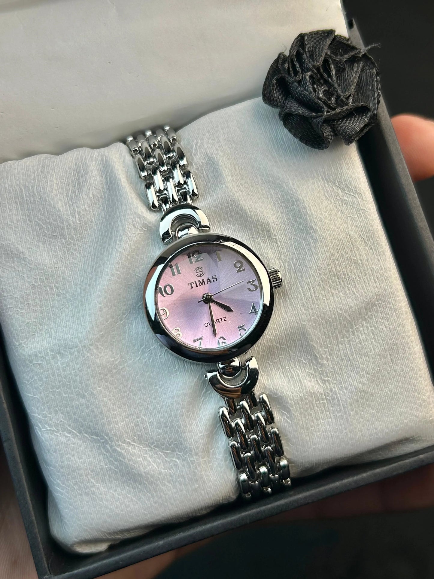 TIMAS Quartz Women Watch- Silver
