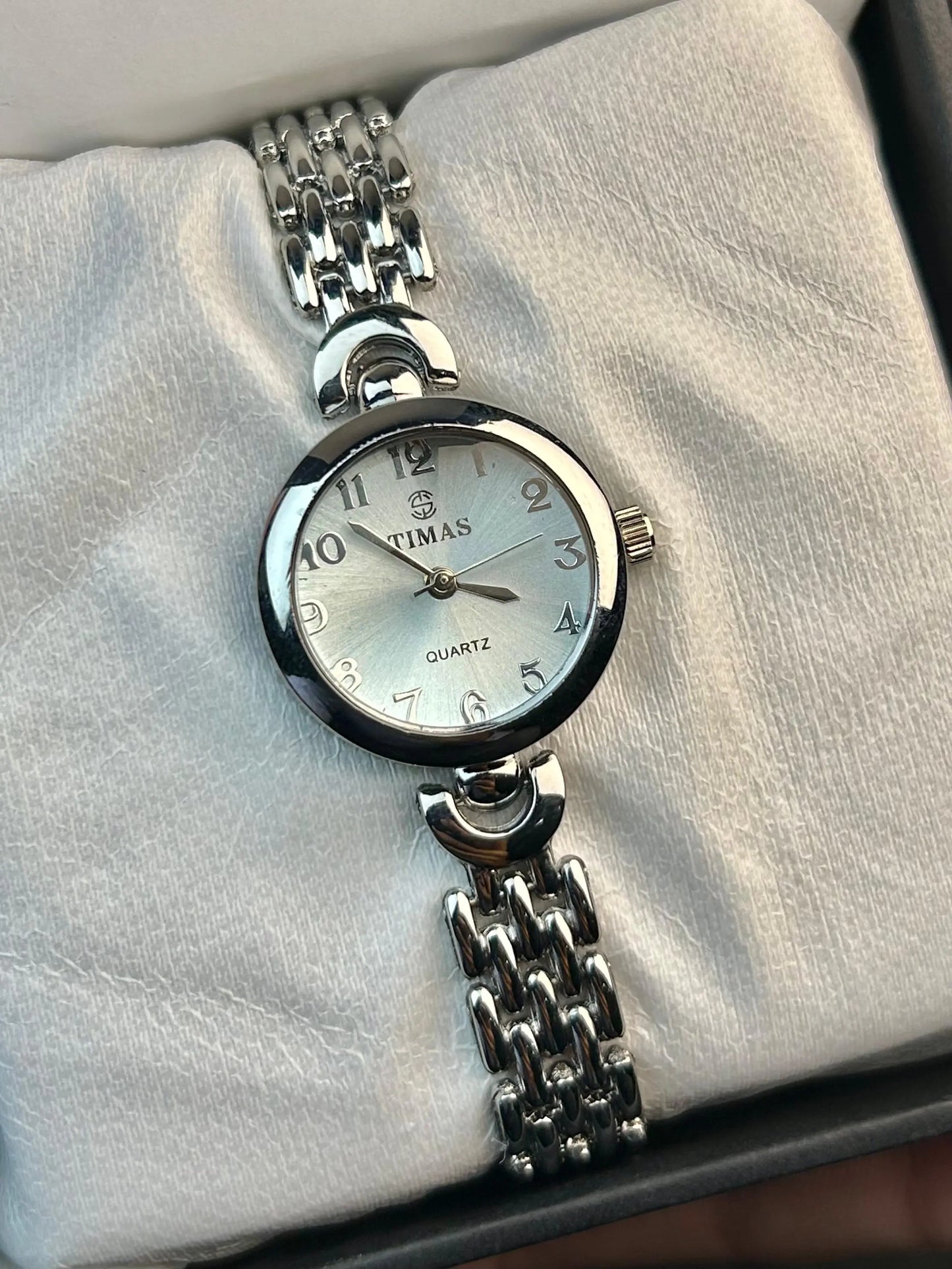 TIMAS Quartz Women Watch- Silver