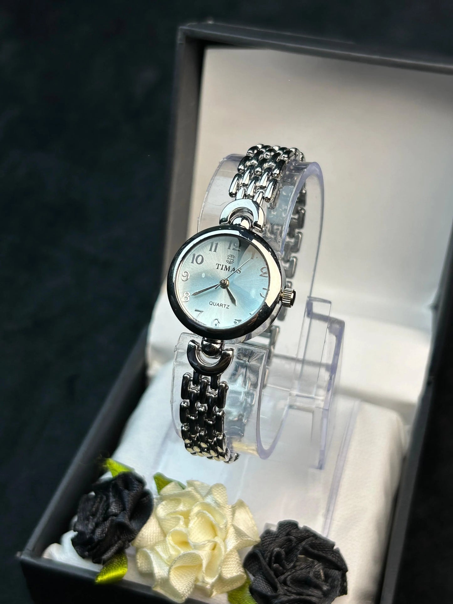 TIMAS Quartz Women Watch- Silver