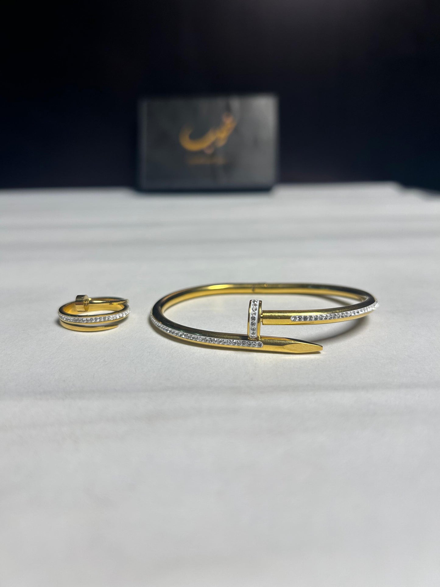 Cartier Nail Armlet Set + Ring