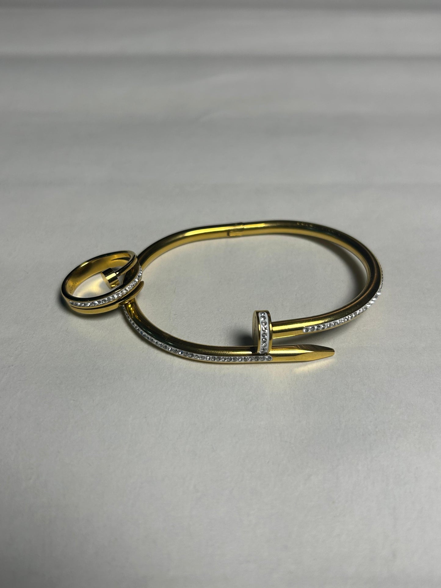 Cartier Nail Armlet Set + Ring