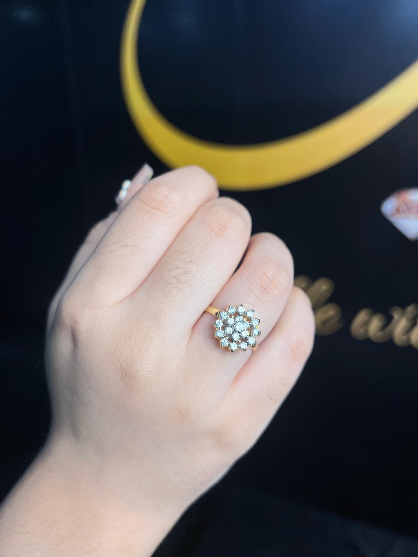 Gilded Petals Ring