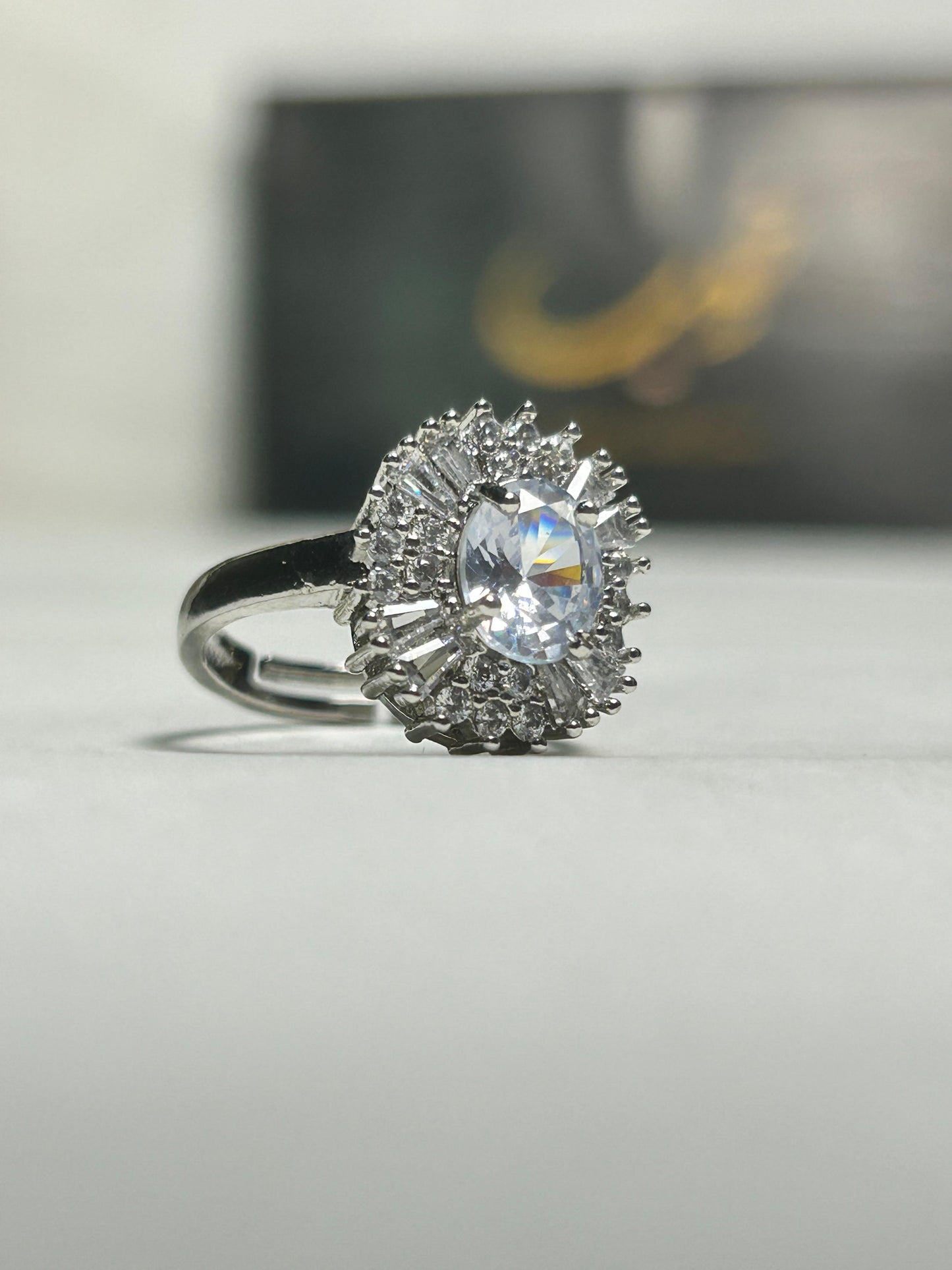 Diamond Blossom Ring