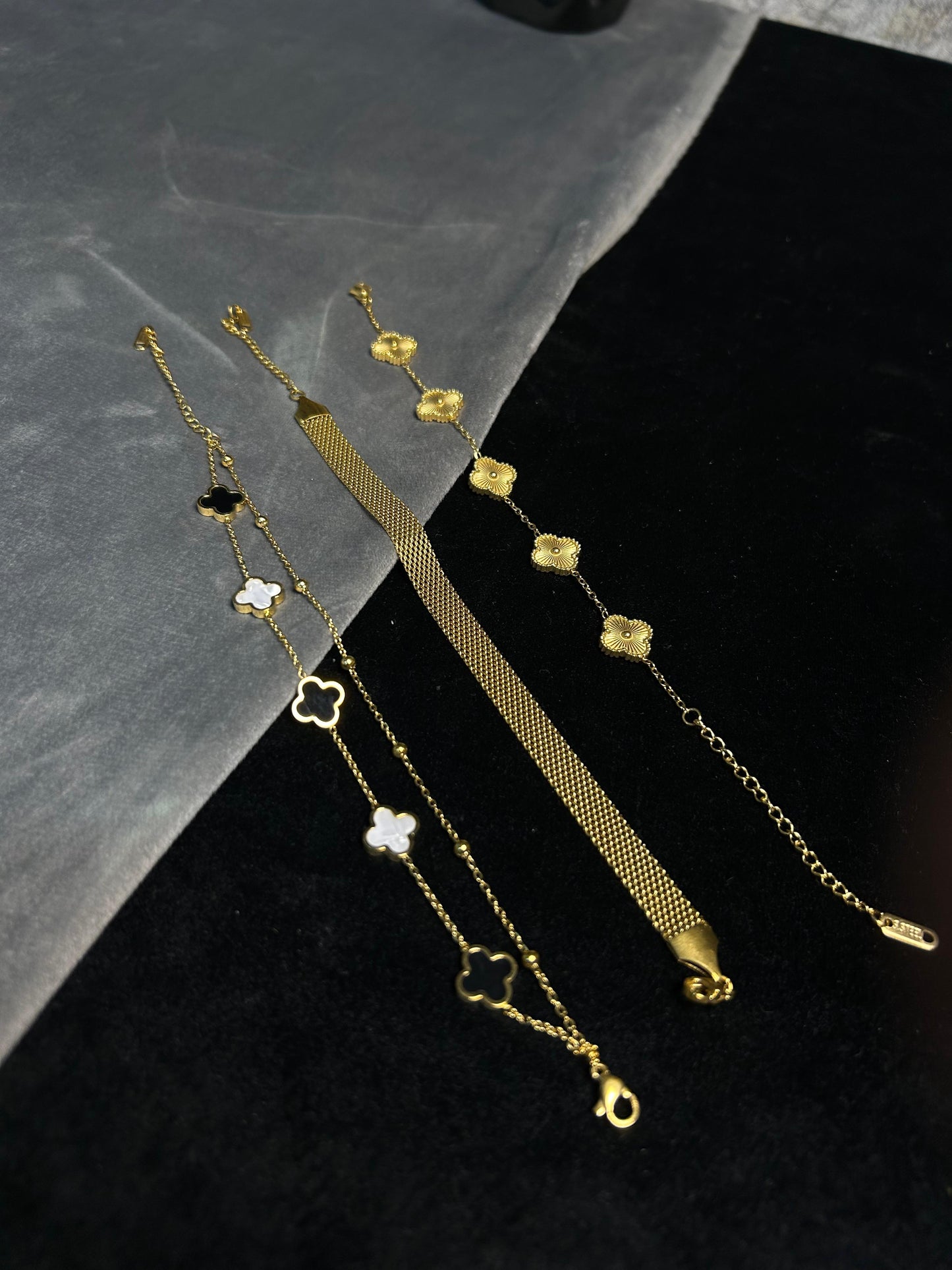 Set of Three Trendy Bracelets