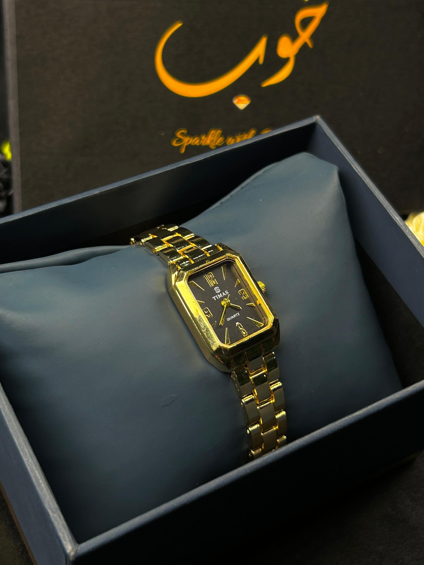 TIMAS Iconic Golden Watch