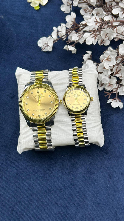 RLX Dual Tone Couple Watch
