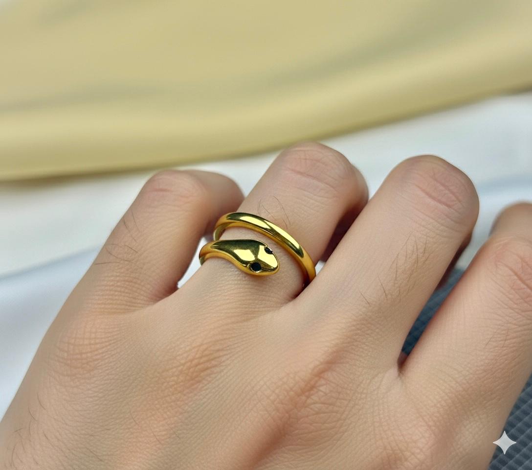 Adjustable Snake Ring