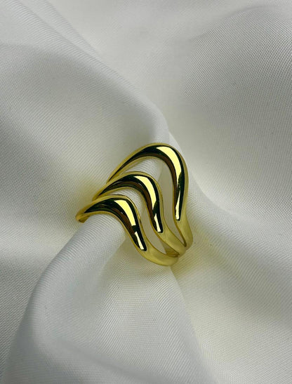 Adjustable Wave Ring