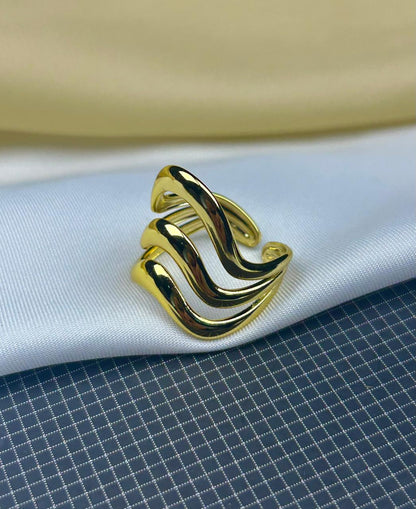 Adjustable Wave Ring