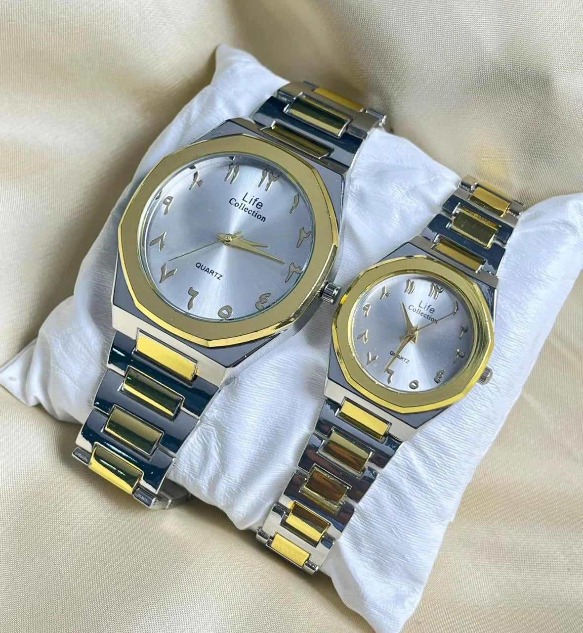 Arabic Quartz Couple Watch