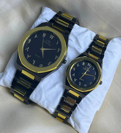 Arabic Quartz Couple Watch