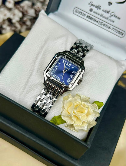 BOLUN Silver Tone Quartz Watch