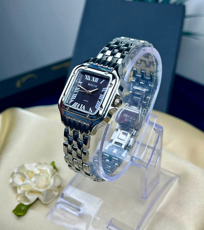 BOLUN Silver Tone Quartz Watch