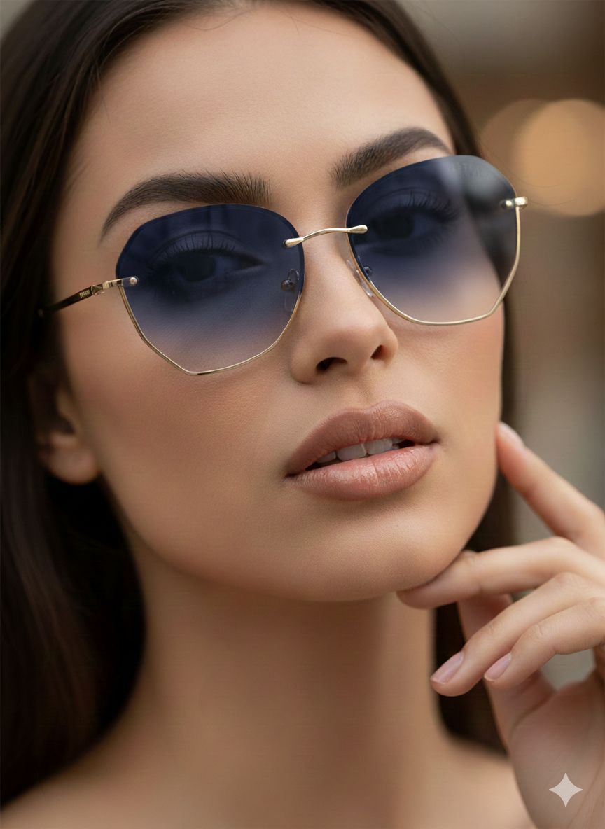 Blue Horizon Gradient Sunglasses