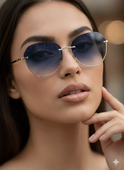 Blue Horizon Gradient Sunglasses