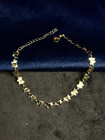 Butterfly Anklet- Pair