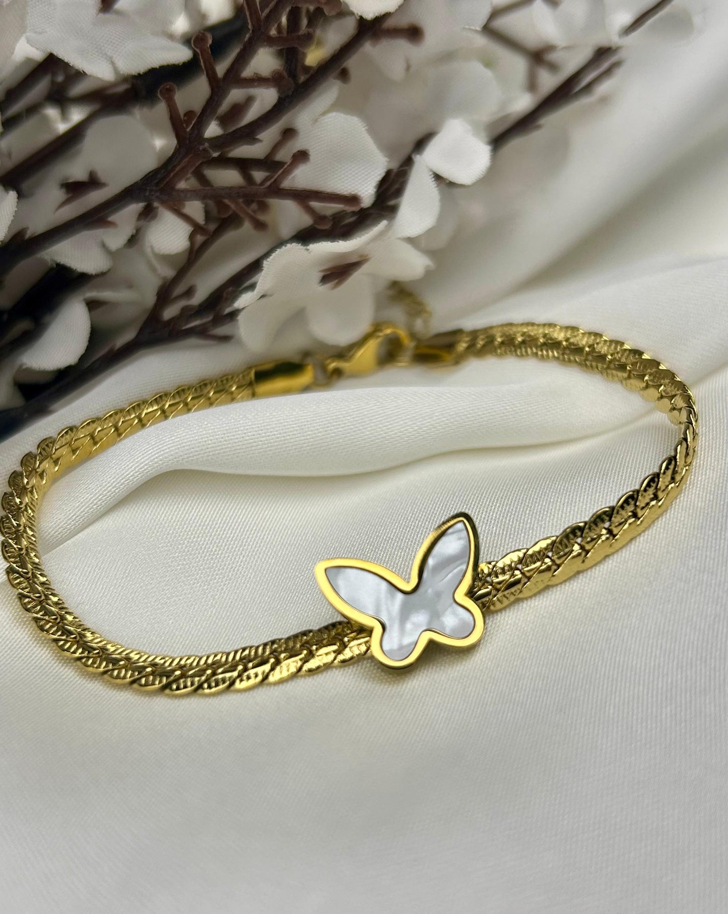 Butterfly Chain Bracelet