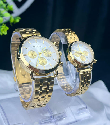 Classic Moment Golden Couple Watch