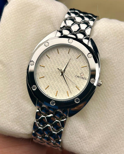 Classic CACIREL Silver Wrist Watch
