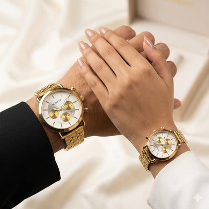 Classic Moment Golden Couple Watch