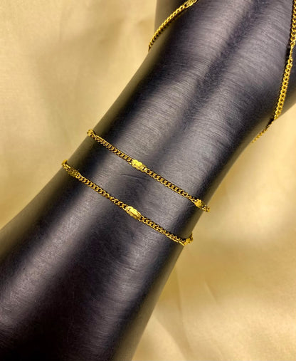 Delicate Embrace Hand Chain Bracelet