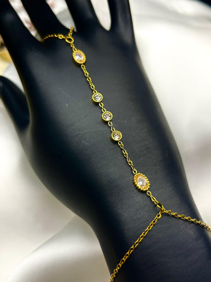 Delicate Hand Chain Finger Bracelet