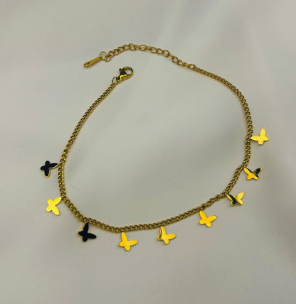 Golden Butterfly Charm Payal