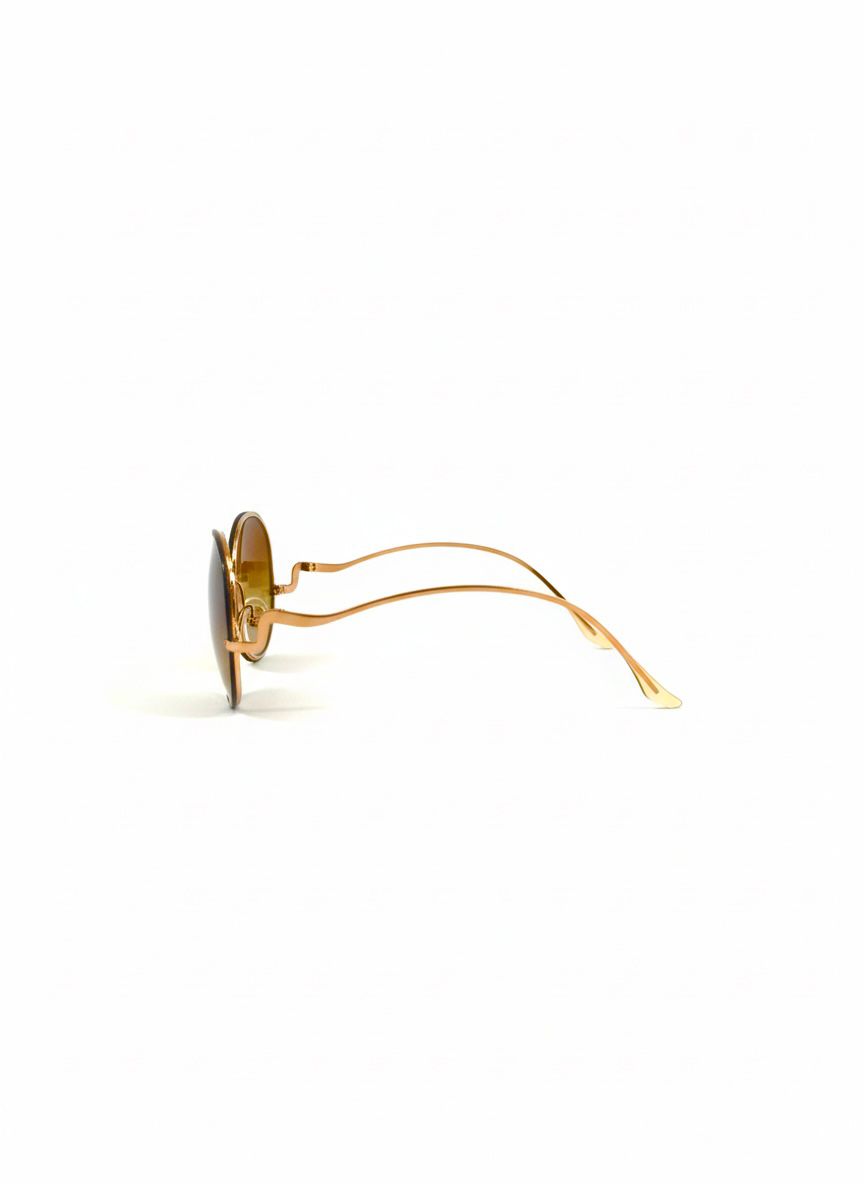 Golden Dusk Rimless Shades