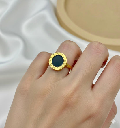 Golden Eclipse Ring