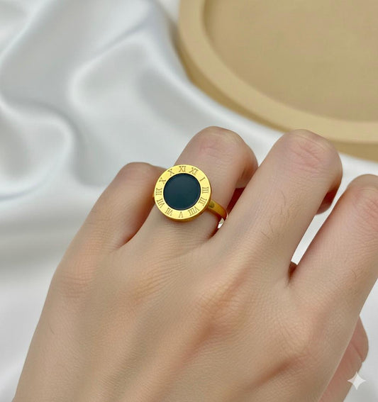 Golden Eclipse Ring