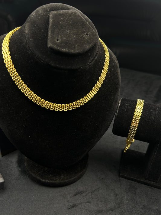 Golden Era Necklace & Bracelet Set