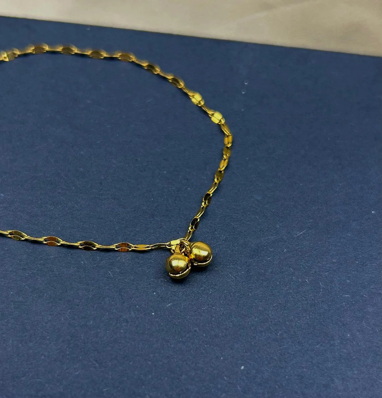 Golden Grace Charm Anklet