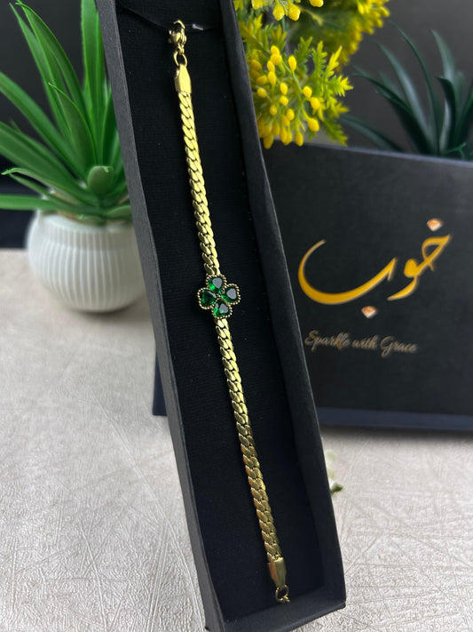 Green Clover Bracelet