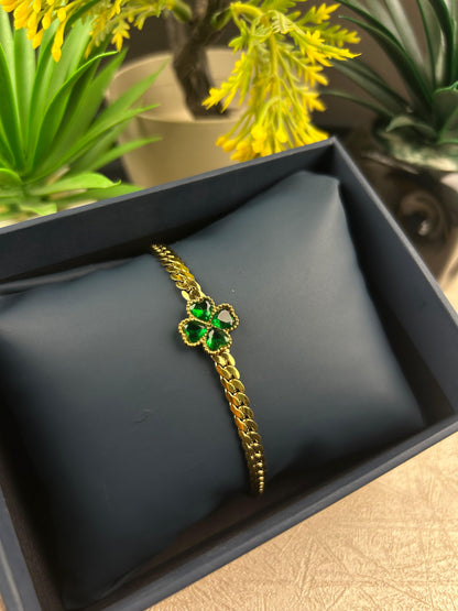 Green Clover Bracelet