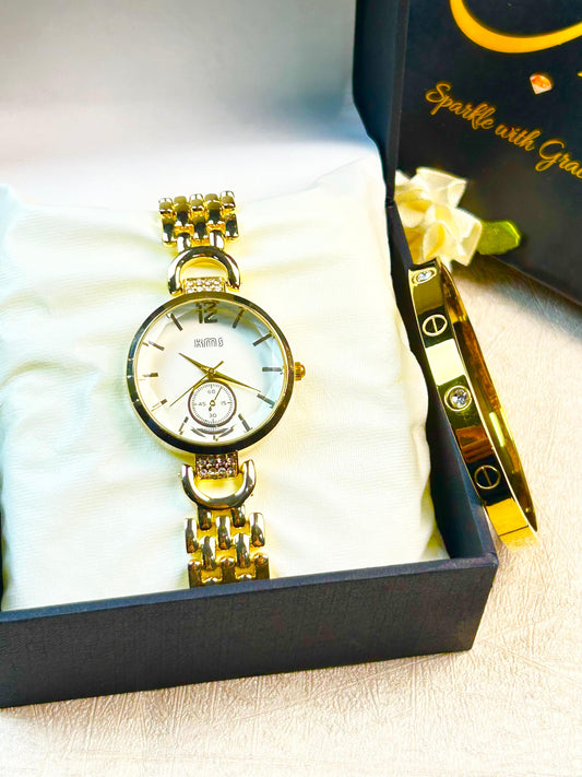 Lucent Watch with Cartier Barcelet