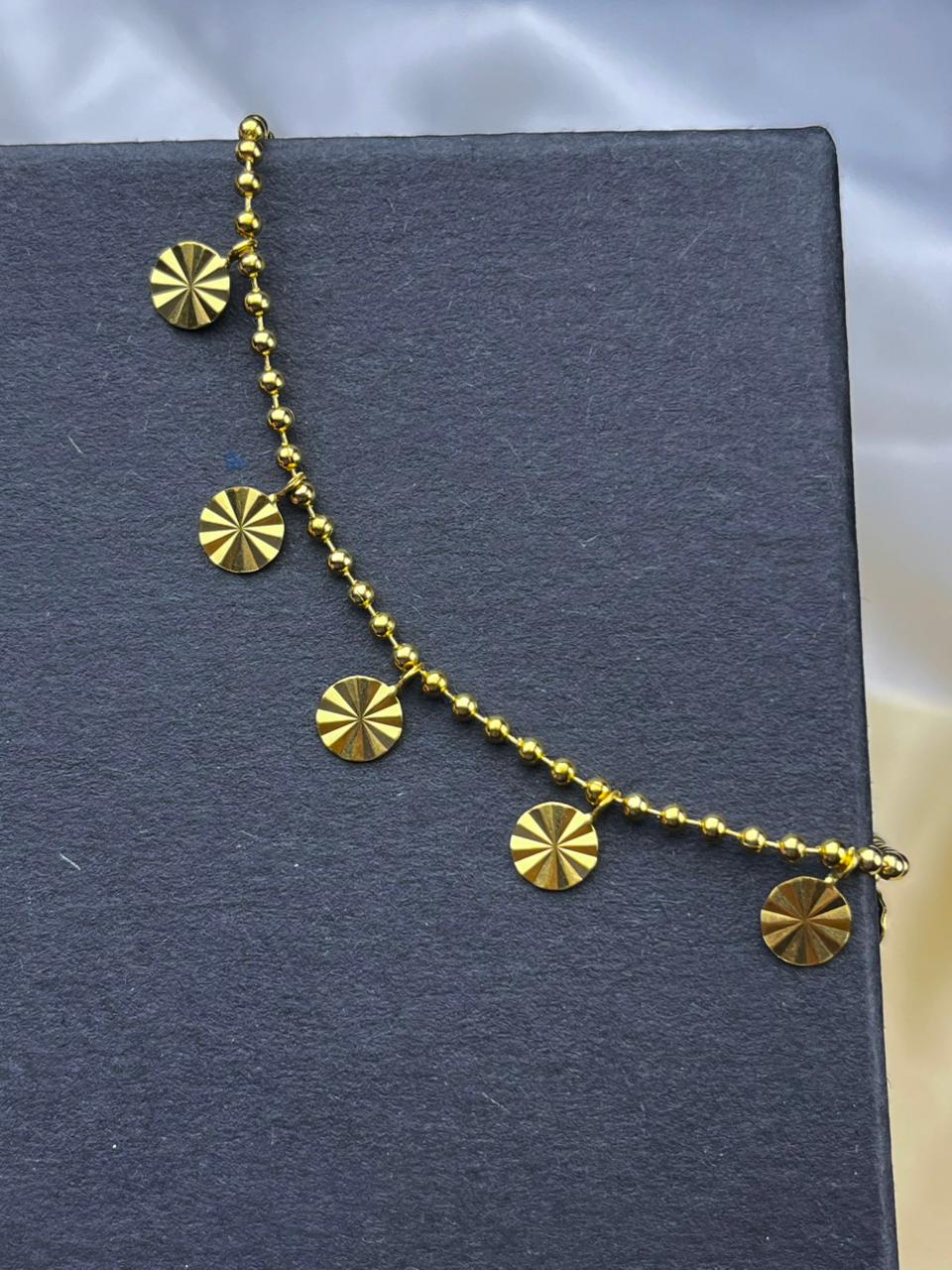 Luxury Coin Drop Anklet