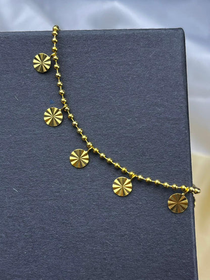 Luxury Coin Drop Anklet